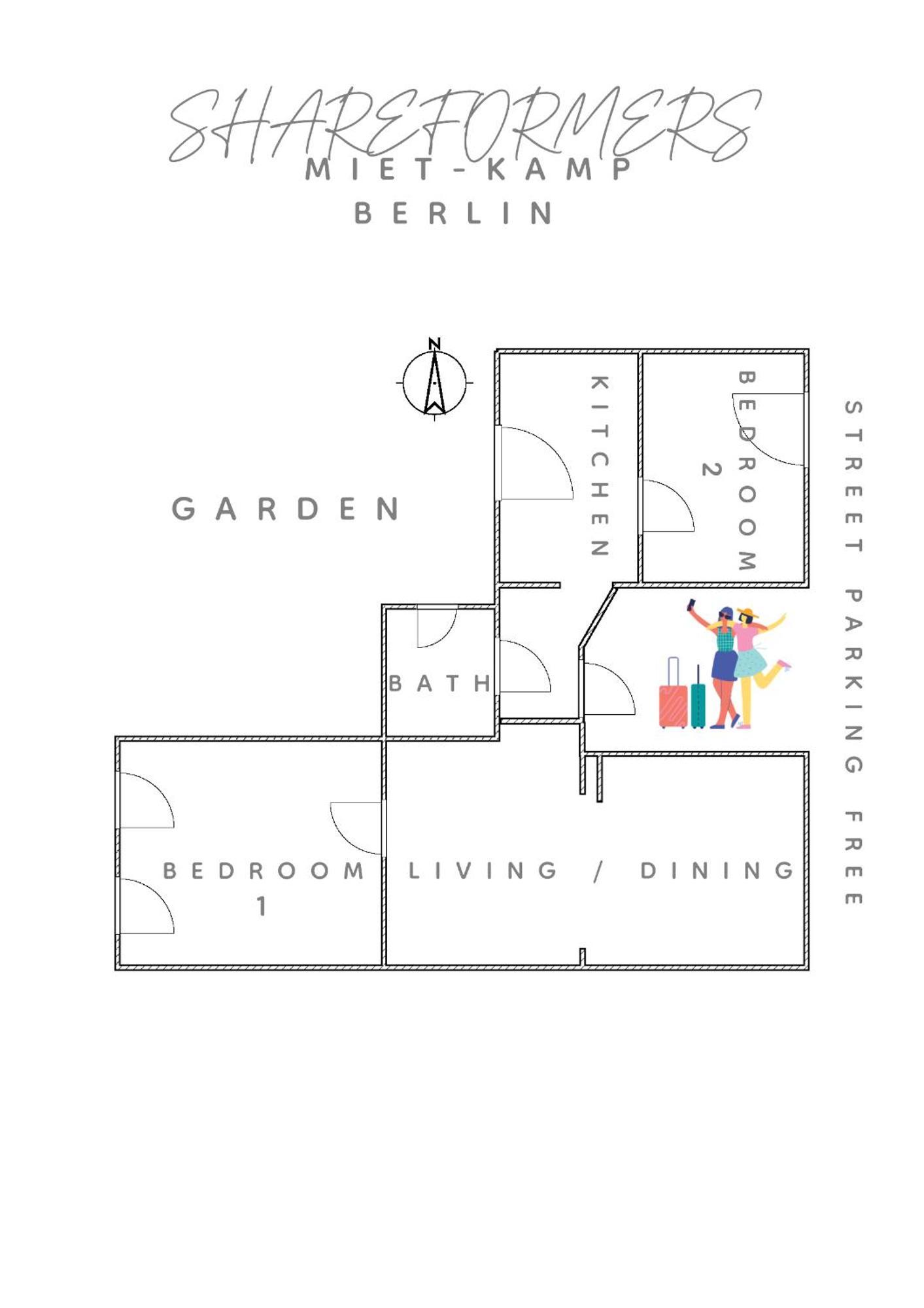 Eichkamp Mit Gartennutzung Am Grunewald Nahe Messe Apartment *